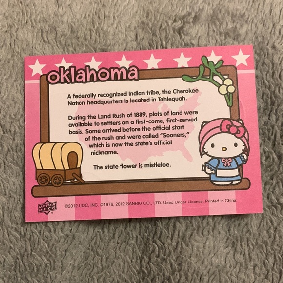 5/10$ Oklahoma Hello Kitty Stickers! - Picture 2 of 3